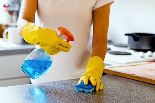 Professional end of tenancy cleaning in a Camden rental kitchen