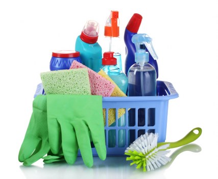 Domestic cleaning checklist for kitchens and bathrooms in Camden